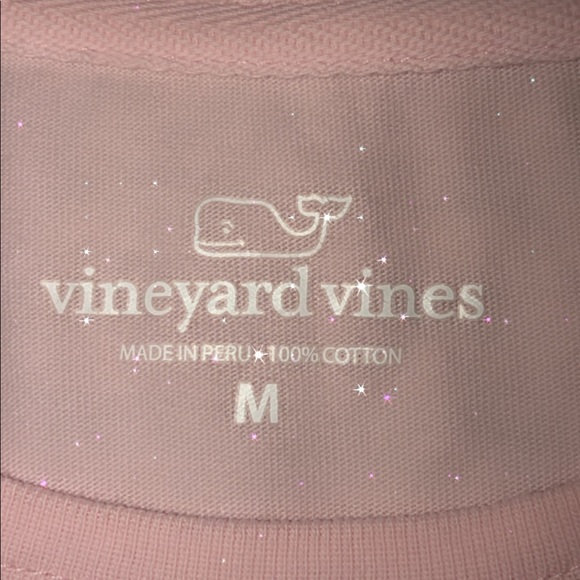 ✨pink and navy vineyard vines long sleeve✨ - Picture 5 of 5